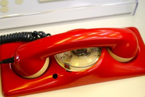 Das rote Telefon, die direkte Verbindung zum Bundeskanzler ( Störfall)